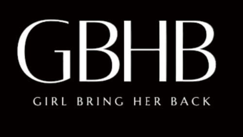 GBHB logo with 'Girl Bring Her Back' text on a black background
